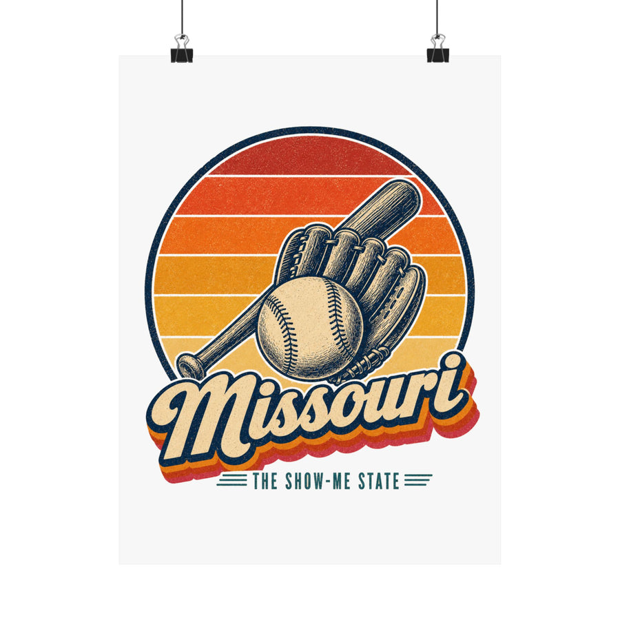 Missouri Baseball Poster