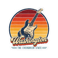 Washington Grunge Guitar Sticker