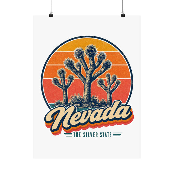 Nevada Joshua Trees Poster