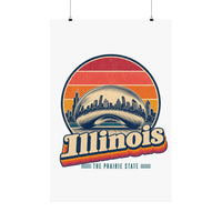 Illinois Cloud Gate Poster