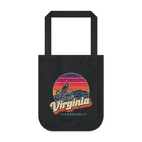 Virginia Retro Sunset Tote Bag