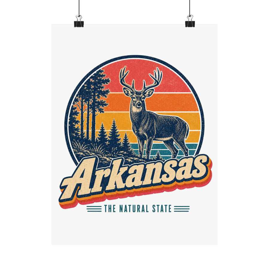 Arkansas White Tailed Deer Poster