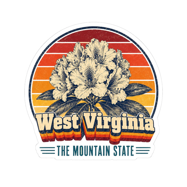 West Virginia Rhododendron Sticker