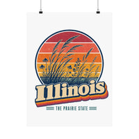 Illinois Tall Prairie Grass Poster