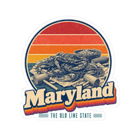 Maryland Crab Feast With Mallets Sticker