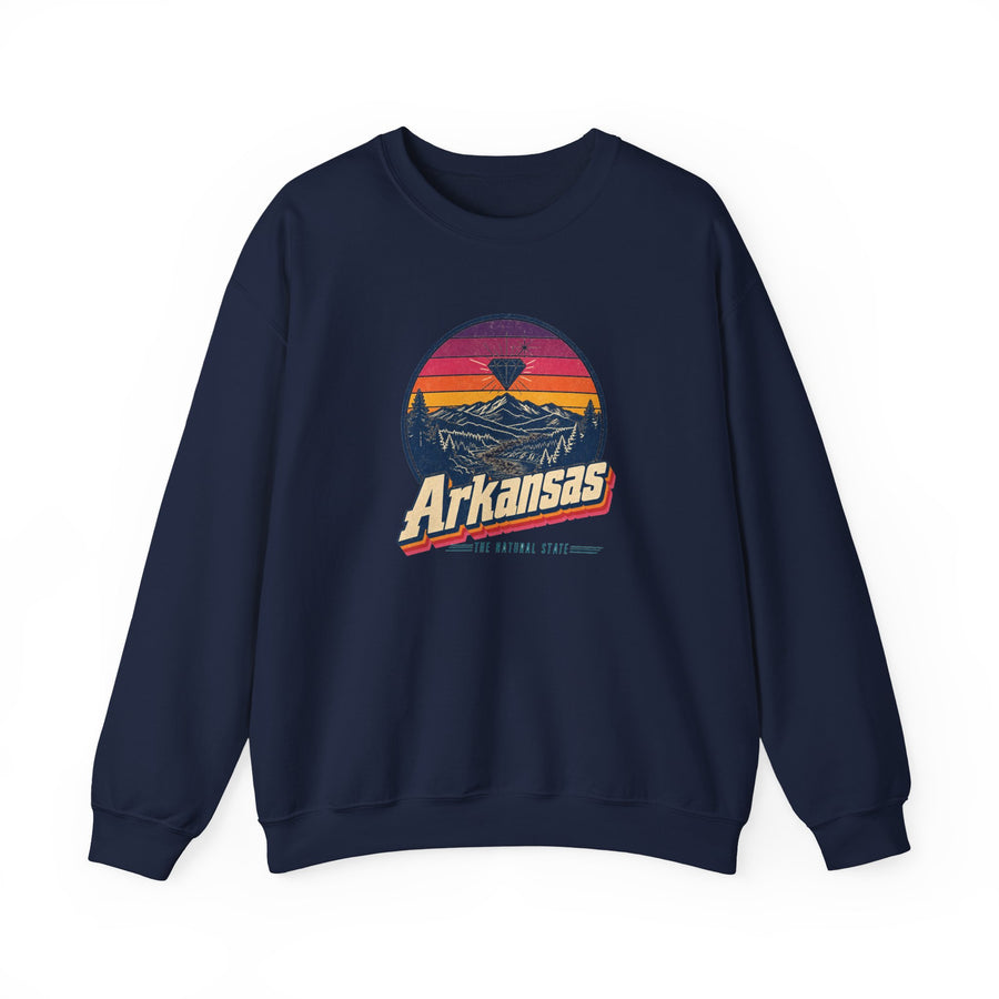 Arkansas Retro Sunset Sweatshirt