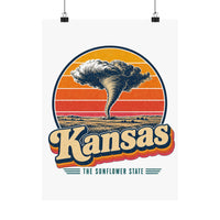 Kansas Tornado On The Plains Poster