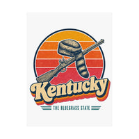 Kentucky Frontier Rifle And Coonskin Cap Poster