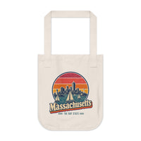 Massachusetts Boston Harbor Sailboats Tote Bag
