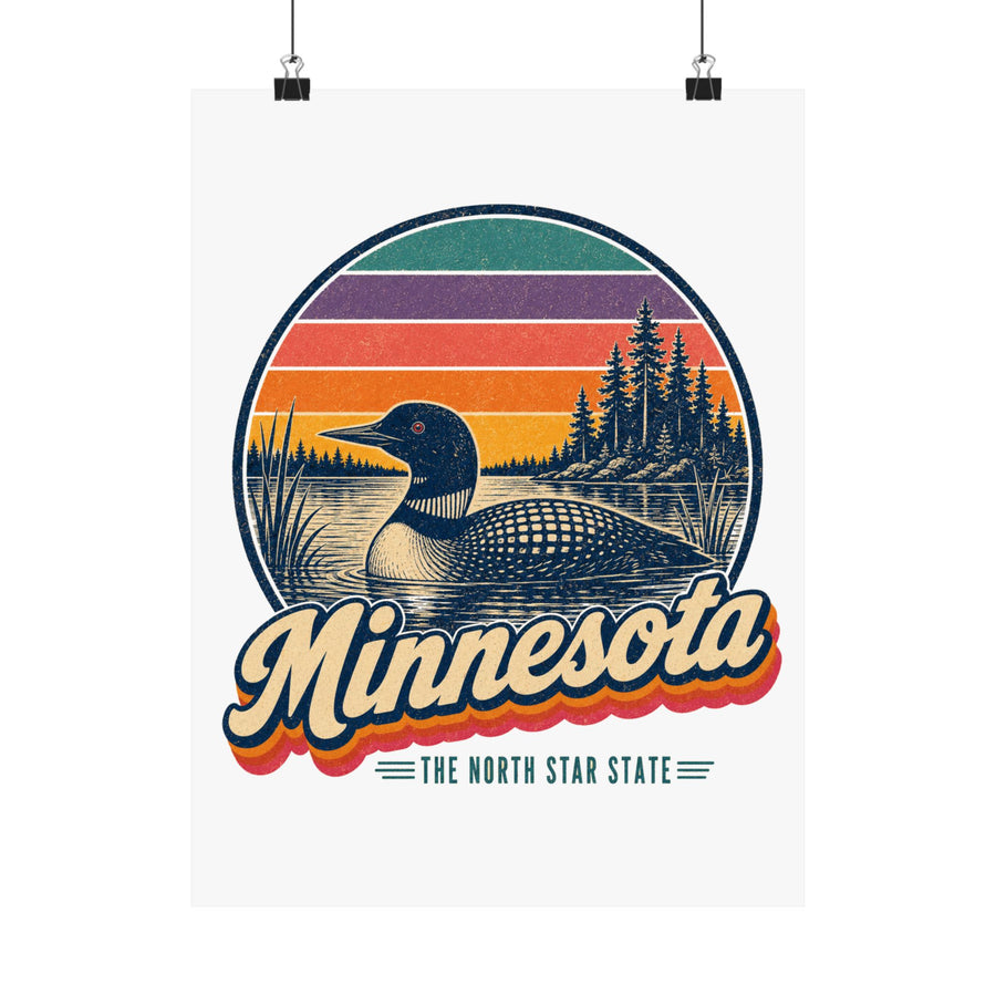 Minnesota Common Loon Poster