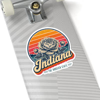 Indiana Peony Sticker