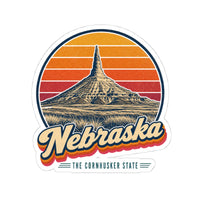 Nebraska Chimney Rock Sticker