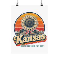 Kansas Giant Sunflower Poster