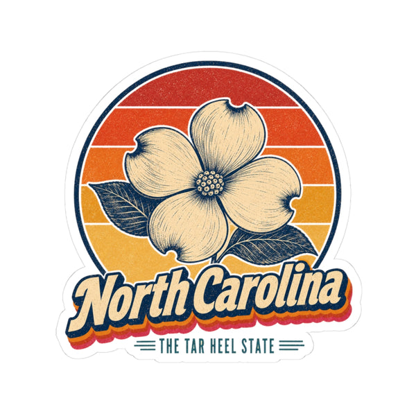 North Carolina Dogwood Blossom Sticker