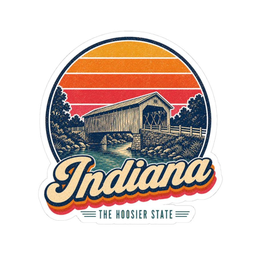 Indiana Covered Bridge Sticker