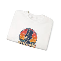 Illinois Lincoln Stovepipe Hat Sweatshirt