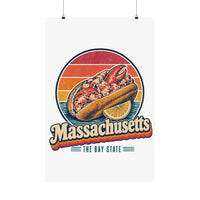 Massachusetts Lobster Roll Poster