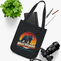 West Virginia Black Bear Tote Bag