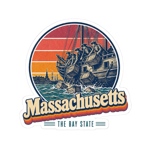 Massachusetts Boston Tea Party Sticker