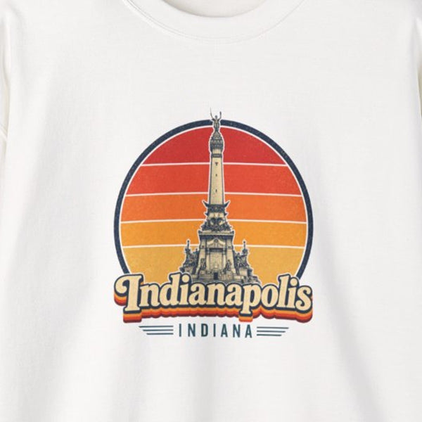 Indianapolis Retro Sunset Sweatshirt