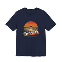 Nebraska Platte River Sunset Tee