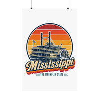 Mississippi Paddlewheel Riverboat Poster