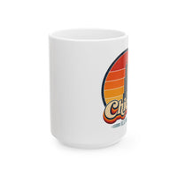 Chicago Retro Sunset Mug