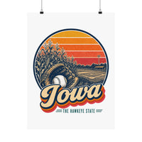 Iowa Baseball In A Cornfield Poster