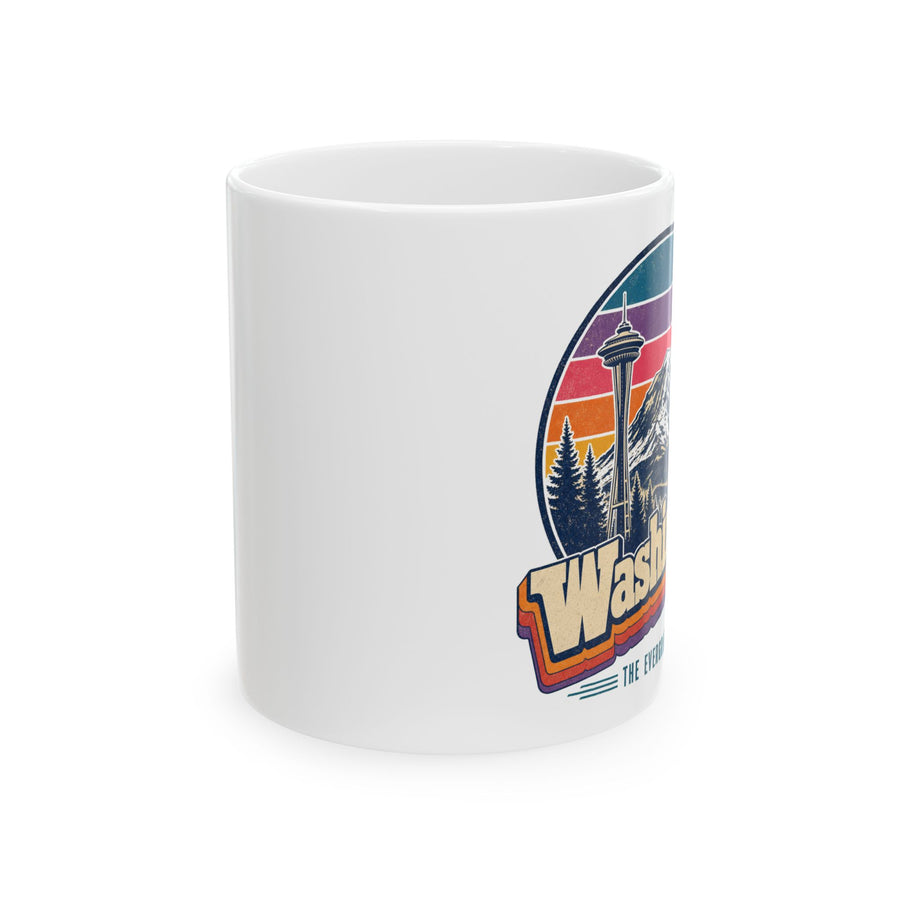 Washington Retro Sunset Mug