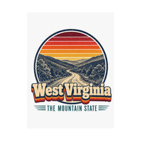 West Virginia Country Roads Poster