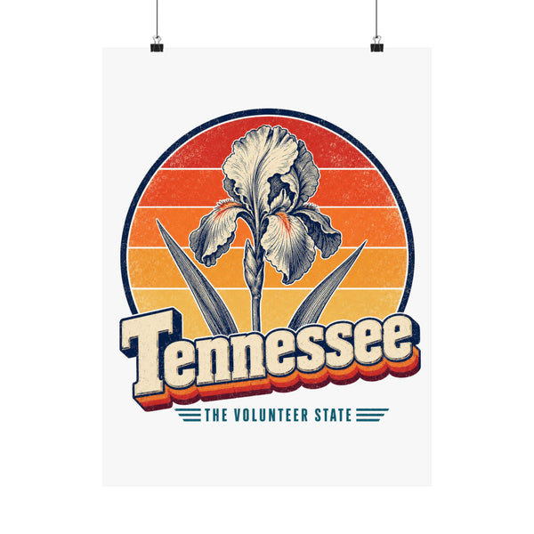 Tennessee Iris Poster