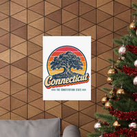 Connecticut Charter Oak Poster