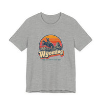 Wyoming Retro Sunset Tee
