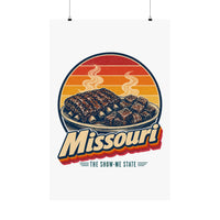 Missouri Bbq Ribs And Burnt Ends Poster