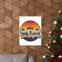 Los Angeles Retro Sunset Poster