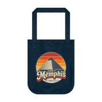 Memphis Retro Sunset Tote Bag