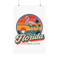 Florida Flamingo Poster