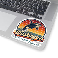 Washington Orca Whale Sticker