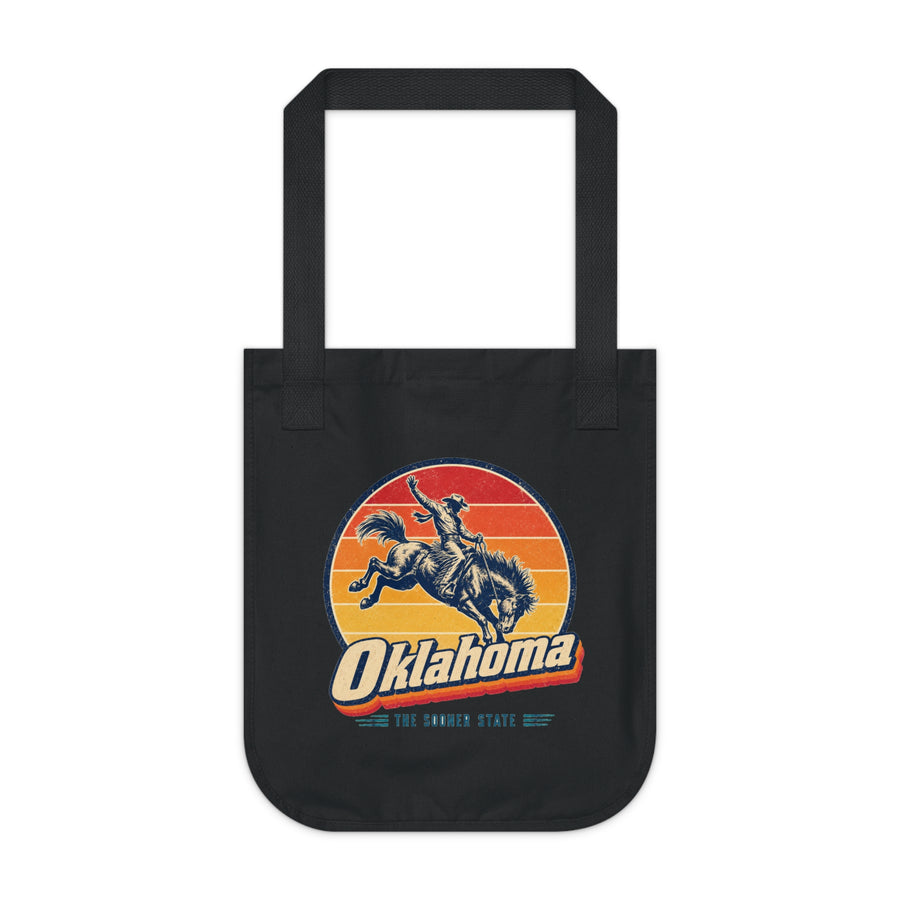 Oklahoma Rodeo Cowboy Tote Bag