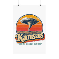 Kansas Tornado On The Plains Poster