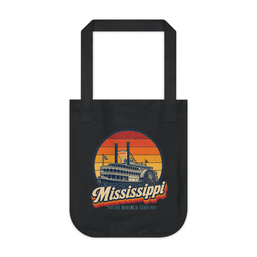 Mississippi Paddlewheel Riverboat Tote Bag