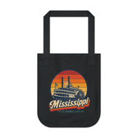 Mississippi Paddlewheel Riverboat Tote Bag