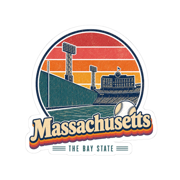 Massachusetts Classic Boston Baseball Sticker