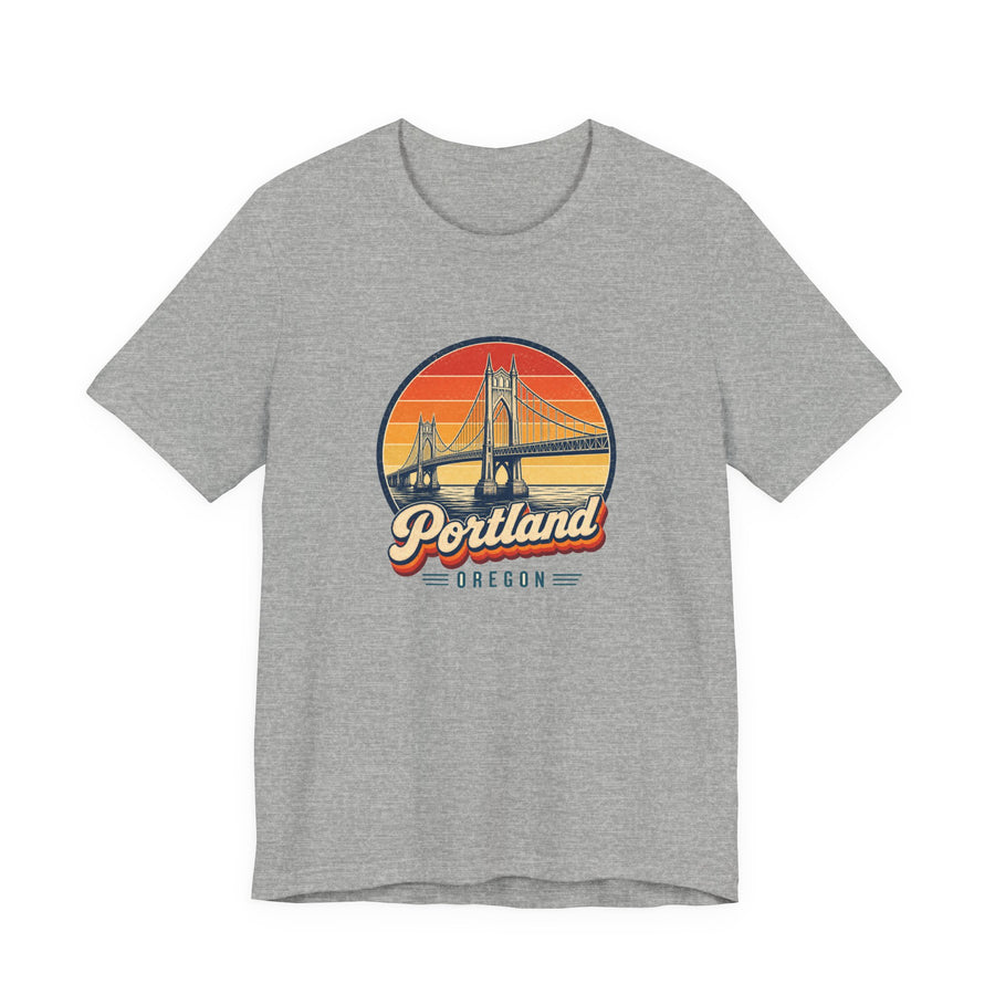 Portland Retro Sunset Tee