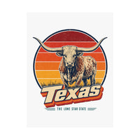 Texas Longhorn Steer Poster