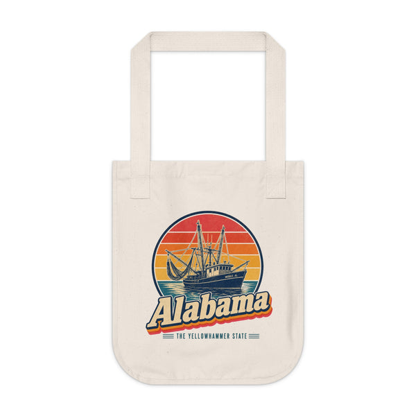 Alabama Shrimp Boats Mobile Bay Tote Bag