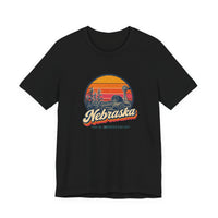 Nebraska Retro Sunset Tee