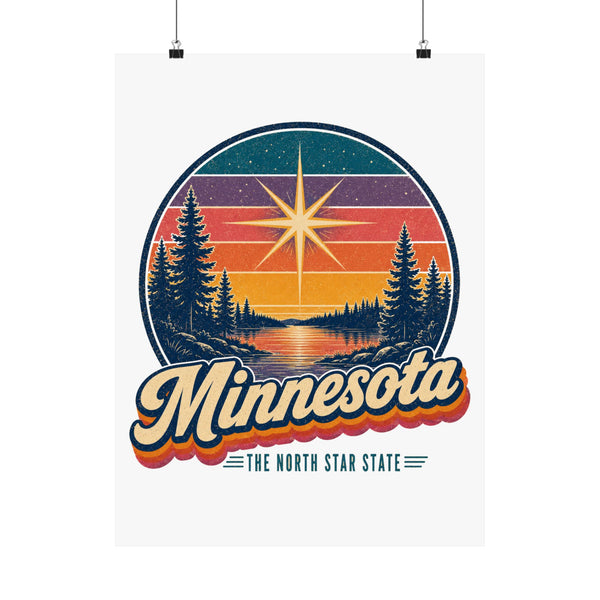 Minnesota North Star Poster