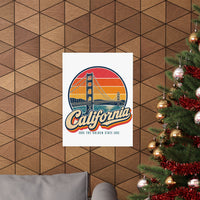 California Golden Gate Bridge Poster