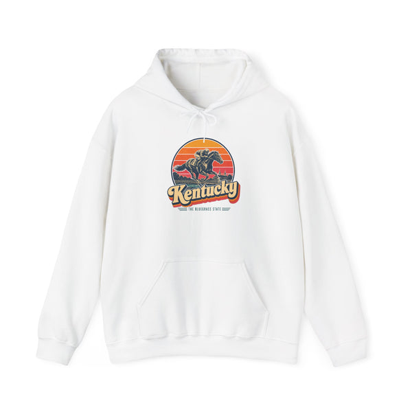 Kentucky Racehorse And Jockey Hoodie
